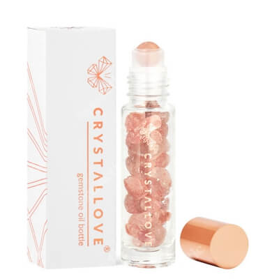 Crystallove Buteleczka Z Kryształami Na Olejek Kwarc truskawkowy 10 ml