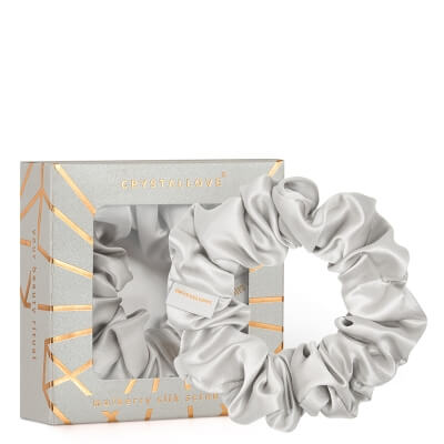 Crystallove Gumka do Włosów Jedwabna (silver) 1 szt