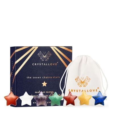 Crystallove Naturalne Kamienie Energetyczne Siedem czakr - gwiazdki 1 op