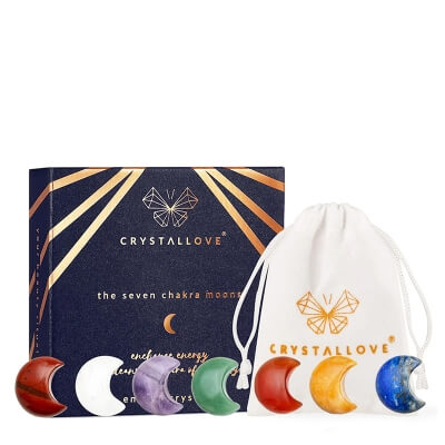 Crystallove Naturalne Kamienie Energetyczne Siedem czakr - księżyce 1 op
