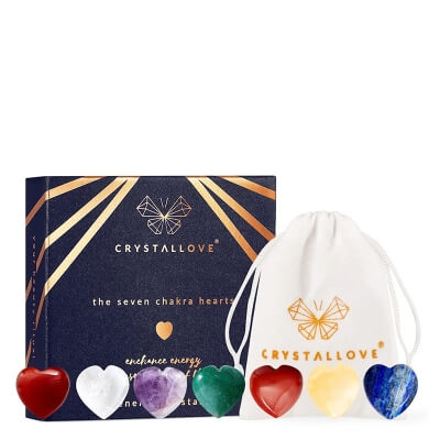 Crystallove Naturalne Kamienie Energetyczne Siedem czakr - serca 1 op