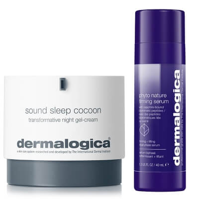 Dermalogica Firming Night Set ZESTAW Zaawansowane serum liftingująco - ujędrniające typu 2 w 1 40 ml + Krem-żel przebudowujący skórę w nocy 50 ml