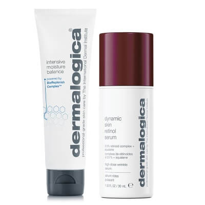 Dermalogica Retinol Serum + Intensive Moisture Balance ZESTAW Serum z multi - retinoidami 30 ml + Wysoce odżywczy krem nawilżający do skóry suchej 50 ml