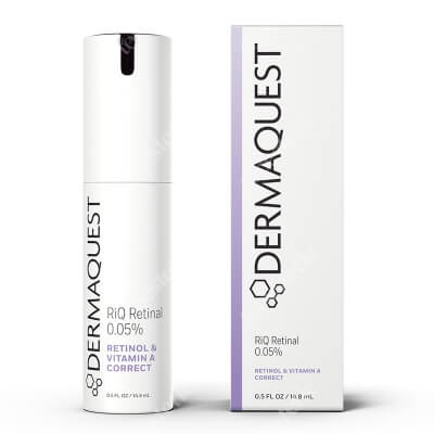Dermaquest RiQ Retinal 0.05 % Krem przeciwstarzeniowy dla skóry wrażliwej, skłonnej do rumienia i trądziku różowatego 14,8 ml