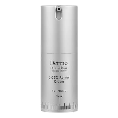 Dermomedica 0.05% Retinal Cream Krem z retinalem w hydroksysomach, bakuchiolem, kwasem traneksamowym i niacynamidem 15 ml