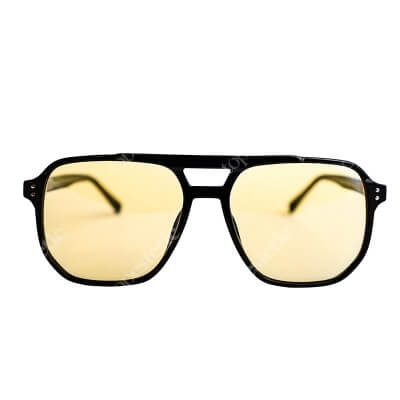 Dermomedica Glasses Yellow Trendy Okulary z soczewkami wspierającymi rytm okołodobowy 1 szt