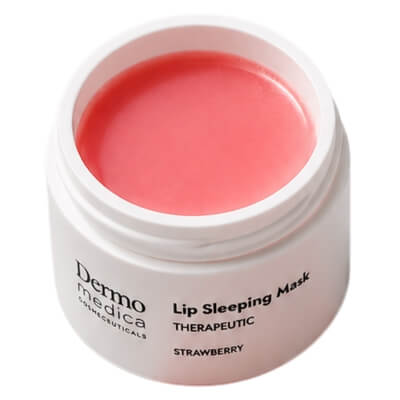 Dermomedica Lip Sleeping Mask Strawberry Luksusowa maska regenerująca do ust 14 g