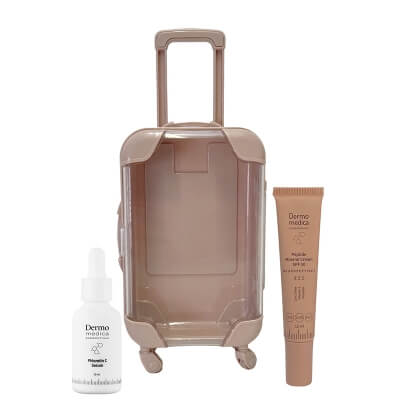 Dermomedica Summer Set ZESTAW Serum z witaminą C, Argireliną®, floretyną i kwasem ferulowym 30 ml + Peptydowy krem z wysoką ochroną mineralną 15 ml