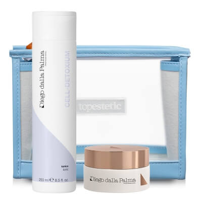 Diego dalla Palma Pielęgnacja Wypełniająca na Okolice Oczu ZESTAW Krem korygujący okolice oczu 15 ml + Tonik rewitalizujący 250 ml + Przezroczysta 1 szt