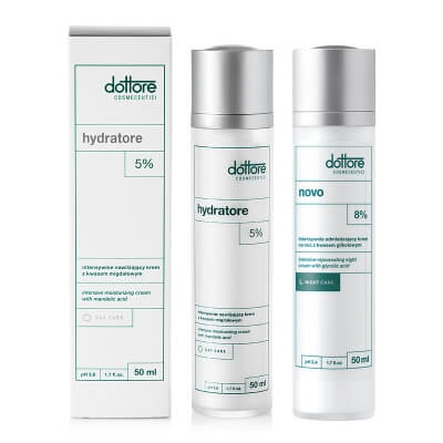 Dottore Kuracja Normalizująca ZESTAW Hydratore 50 ml + Novo 50 ml