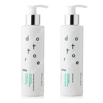 Dottore Sensitore Gel + Sensitore Aqua Sensitive ZESTAW Oczyszczający żel do mycia twarzy 200 ml + Płyn micelarny dla skóry wrażliwej 200 ml
