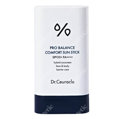 Dr Ceuracle Pro Balance Comfort Sun Stick SPF 50+ Przeciwsłoneczny krem w sztyfcie z probiotykami 18 g