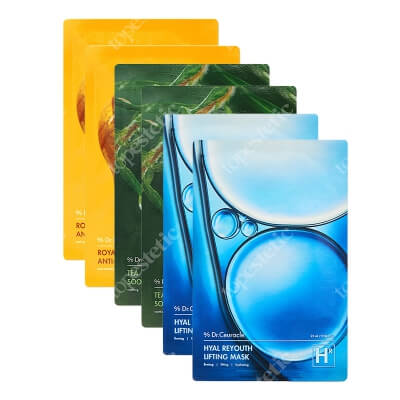 Dr Ceuracle Vita Propolis + Tea Tree + Hyal Reyouth ZESTAW Odżywienie 1 szt x 2 + Łagodzenie 1 szt x 2 + Nawilżenie 1 szt x 2