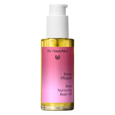 Dr Hauschka Limited Edition Rose Nurturing Body Oil Olejek pielęgnacyjny do ciała z róży - różowe opakowanie 75 ml