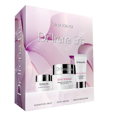 Dr Irena Eris Sensi Science New 2025 ZESTAW Krem na dzień 50 ml + Krem na noc 30 ml + Balsam pod oczy 15 ml