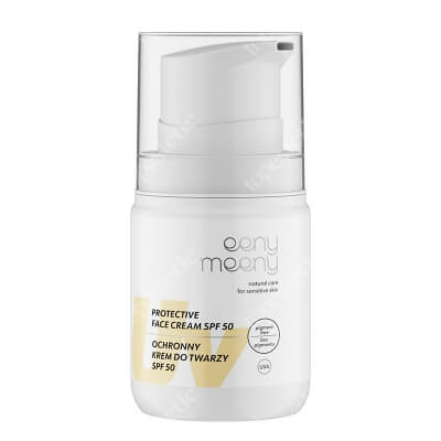 Eeny meeny Ochronny Krem Do Twarzy UVA UVB SPF 50 Pigment Free Chroni, nawilża 50 ml