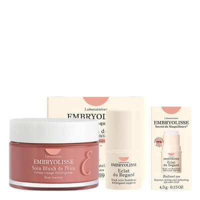 Embryolisse Glow and Radiant ZESTAW Krem redukujący oznaki zmęczenia 50 ml + Świetliste Oczy 4,5 g