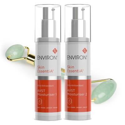Environ AVST 1 + AVST 2 + Roller Topestetic ZESTAW Krem 50 ml + Krem 50 ml + Roller jadeit 1 szt