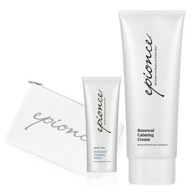 Epionce Calming Set ZESTAW Maska ultra kojąca 75 g + Rewitalizujący krem kojący 230 g + Kosmetyczka 1 szt GRATIS