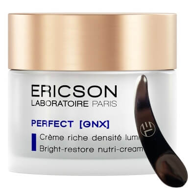 Ericson Laboratoire Bright Restore Nutri Cream + Szpatułka ZESTAW Rozjaśniający krem odżywczy 50 ml + Szpatułka do nakładania kremu 1 szt