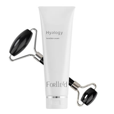 Forlled Calming Ritual Set ZESTAW Kojący krem 50 g + Roller z obsydianu 1 szt