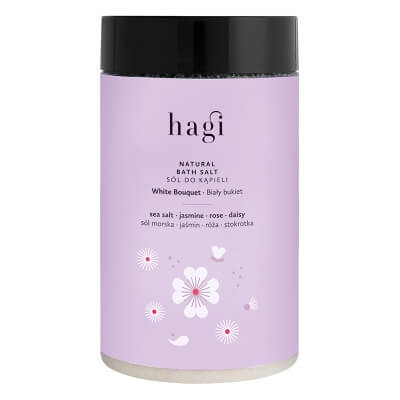 Hagi Sól do Kąpieli Biały Bukiet Naturalna sól do kąpieli 480 g
