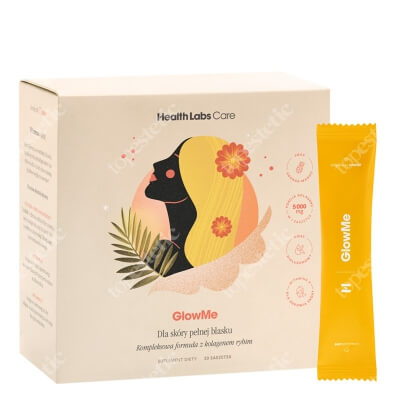 Health Labs Care GlowMe Kolagen dla skóry spragnionej blasku ananas mango 30 saszetek