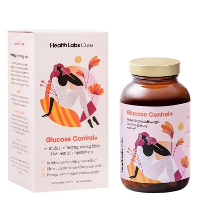 Health Labs Care Glucose Control+ Suplement diety 90 kaps