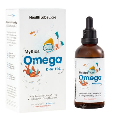 Health Labs Care MyKids Omega Kwasy Omega 3 w kroplach dla dzieci 100 ml