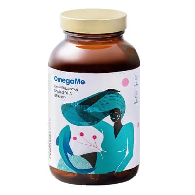 Health Labs Care OmegaMe Trójglicerydy kwasów tłuszczowych omega-3 EPA i DHA z ryb 60 kaps.
