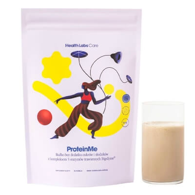 Health Labs Care ProteinMe Białko WPC z enzymami trawiennymi (smak czeko-wiśnia) 519 g