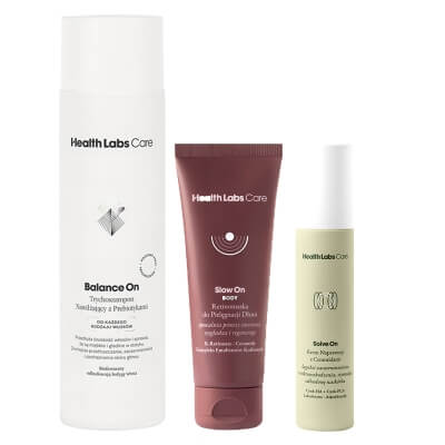 Health Labs Care Shampoo + Cream + Hand Mask ZESTAW Trychoszampon 250 ml + Krem naprawczy50 ml + Retinomaska do pielęgnacji dłoni 75 ml