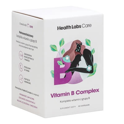 Health Labs Care Vitamin B Complex Kompleks witamin z grupy B 60 kaps.