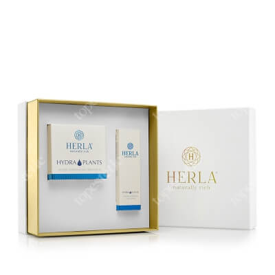 Herla Hydra Plants ZESTAW Nawilżający krem na dzień 50 ml + Nawilżające serum 30 ml