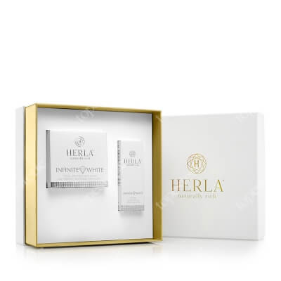 Herla Infinite White ZESTAW Krem wybielający przebarwienia 50 ml + Serum depigmentacyjne 30 ml