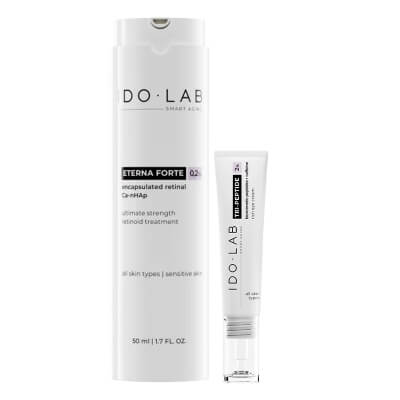 Ido Lab Eterna Forte + Tri-Peptide Eye ZESTAW Korygujące i regenerujące serum z retinalem 0,2% 50 ml + Krem pod oczy 15 ml