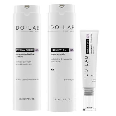 Ido Lab Revitalizing And Restorative Face Set ZESTAW Serum z retinalem 0,2% 50 ml + Krem pod oczy 15 ml + Rewitalizująco-regenerujący krem 50 ml