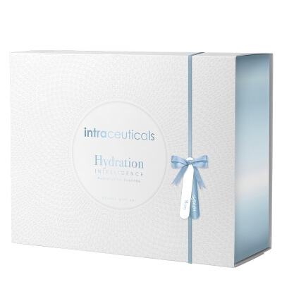 Intraceuticals Hydration Intelligence ZESTAW Żel 50 ml + Serum 30 ml + Żel 40 ml + Krem 40 ml + Booster 30 ml + Booster 5 ml + Maska oczy 1 szt + Maska usta 1 szt + Gua sha 1 szt