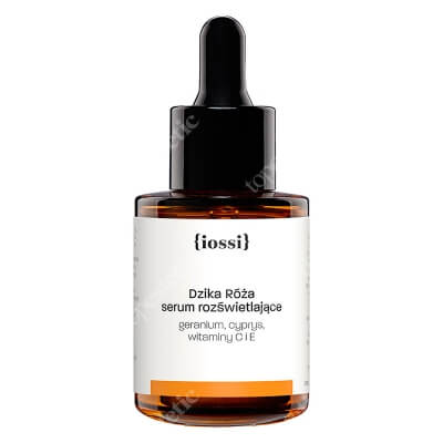 Iossi Dzika Róża Serum rozświetlające z geranium, cyprysem, wit. C i E, 30 ml