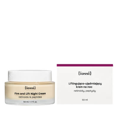 Iossi Firm and Lift Night Cream Liftingująco-ujędrniający krem na noc z retinolem i peptydem biomimetycznym 50 ml