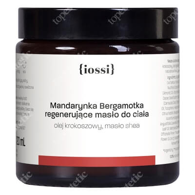 Iossi Mandarynka Bergamotka Aromatyczne masło do ciała z olejem krokoszowym 120 ml