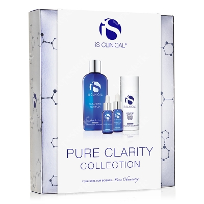 iS Clinical Czysta skóra ZESTAW Żel 180 ml + Serum 15 ml + Serum 15 ml + Krem ochronny 100 g