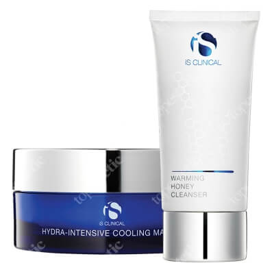 iS Clinical Zabieg Warm Up, Cool Down ZESTAW Preparat głeboko oczyszczający 120 ml + Profesjonalna maska żelowa do użytku domowego 120 g