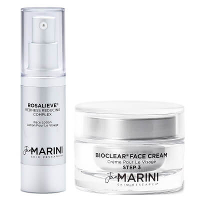 Jan Marini Codzienna Pielęgnacja Wyrównująca Koloryt Skóry ZESTAW Krem korygujący wygląd skóry 28 g + Lotion redukujący zaczerwienienia 30 ml