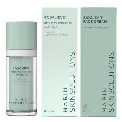 Jan Marini Codzienna Pielęgnacja Wyrównująca Koloryt Skóry ZESTAW Krem korygujący wygląd skóry 28 g + Lotion redukujący zaczerwienienia 30 ml