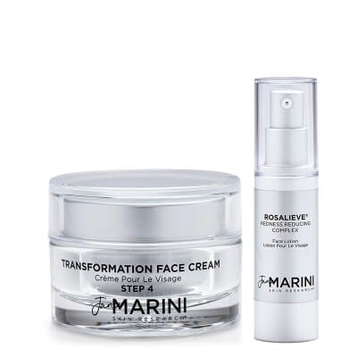 Jan Marini RosaLieve® + Transformation Face Cream ZESTAW Lotion redukujący zaczerwienienia 30 ml + Nawilżający krem do twarzy 28 g