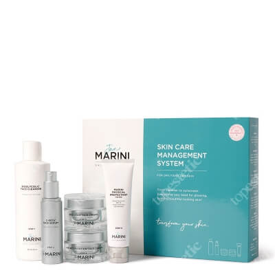 Jan Marini Skin Care Management System™ Tinted ZESTAW przeciwzmarszczkowy dla skóry suchej i bardzo suchej z kremem koloryzującym 1 szt