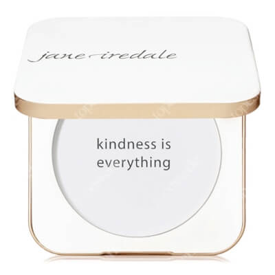 Jane Iredale Refillable Compact WHITE Aluminiowa puderniczka do pudru prasowanego (kolor biały) 1 szt