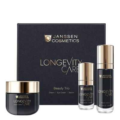 Janssen Cosmetics Beauty Trio ZESTAW Serum 50 ml + Krem 24-godzinny 50 ml + Krem na okolicę oczu 15 ml