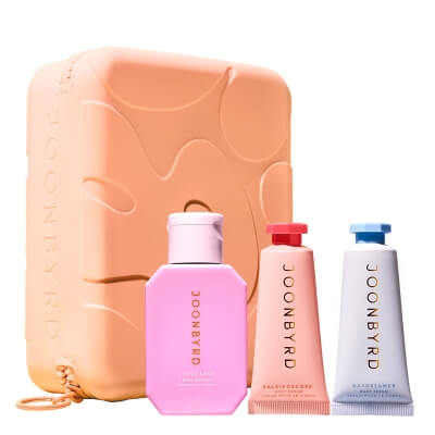 Joonbyrd Just Peachy Body Heroes Kit ZESTAW Balsam do ciała 50ml + Ujędrniające serum do ciała 15 ml + Wygładzające serum do ciała 15 ml